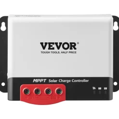 VEVOR 50A MPPT Solar Charge Controller, 12V / 24V Auto DC Input, Solar Panel Regulator Charger with Bluetooth Module, 98% Charging Efficiency for Sealed(AGM), Gel, Flooded and Lithium Battery Charging