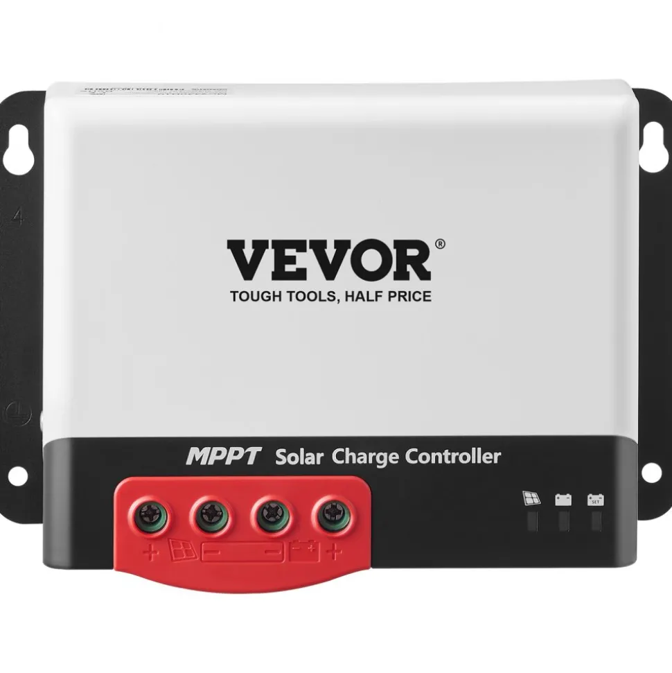 VEVOR 50A MPPT Solar Charge Controller, 12V / 24V Auto DC Input, Solar Panel Regulator Charger with Bluetooth Module, 98% Charging Efficiency for Sealed(AGM), Gel, Flooded and Lithium Battery Charging