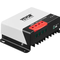 VEVOR 50A MPPT Solar Charge Controller, 12V / 24V Auto DC Input, Solar Panel Regulator Charger with Bluetooth Module, 98% Charging Efficiency for Sealed(AGM), Gel, Flooded and Lithium Battery Charging