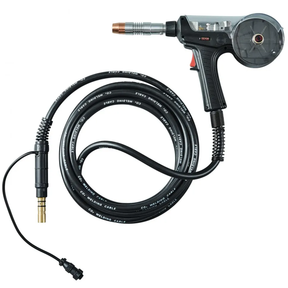 VEVOR 200Amp Spool Gun with 20FT Cable, Compatible with Hobart lronMan 240 Mig Welders, Suitable for 0.030" and 0.035" Flux Core/Solid/Aluminum Welding Wires