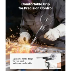 VEVOR 135Amp Spool Gun with 10FT Cable, Replacement for Miller Spoolmate 100 - with 11PCS Mig Welding Contact Tips & ER4043 0.035