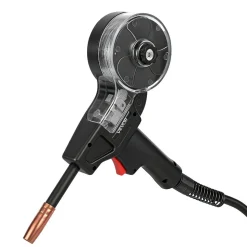 VEVOR 130Amp Spool Gun with 10FT Cable, Replacement for Lincoln Magnum 100SG K2532-1 - with 11PCS Mig Welding Contact Tips, ER4043 0.035" Aluminum Mig Welding Wire & Toolbox