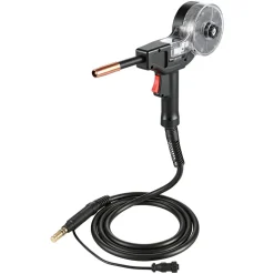 VEVOR 130Amp Spool Gun with 10FT Cable, Replacement for Lincoln Magnum 100SG K2532-1 - with 11PCS Mig Welding Contact Tips, ER4043 0.035