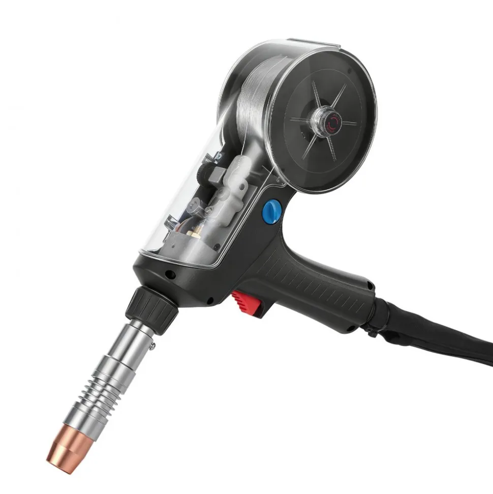 VEVOR 160Amp Spool Gun with 20FT Cable, Replacement for Miller Spoolmate 200 Series (300497) - with 11PCS Mig Welding Contact Tips, ER4043 0.035" Aluminum Mig Welding Wire & Toolbox