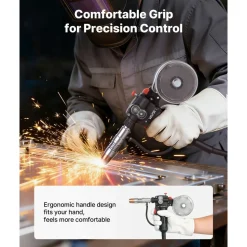 VEVOR 150Amp Spool Gun with 20FT Cable, Replacement for Miller Spoolmate 150 - with 11PCS Mig Welding Contact Tips, ER4043 0.035