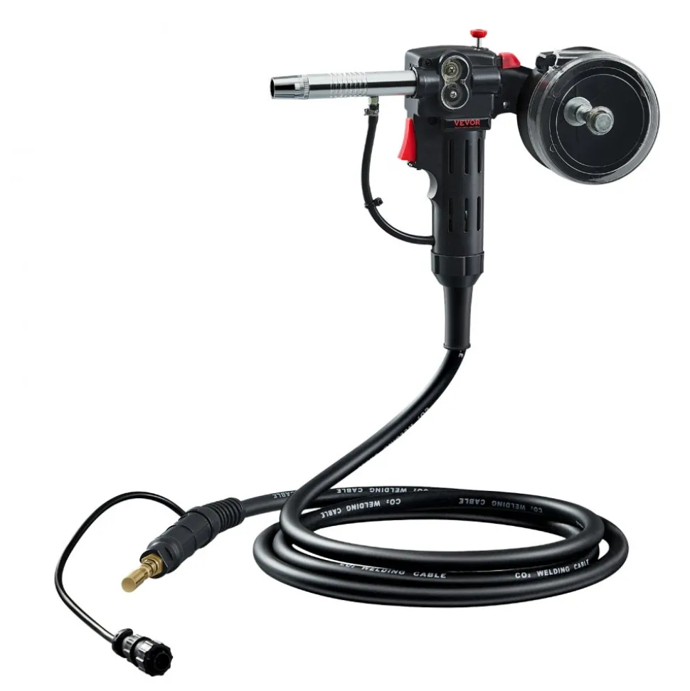 VEVOR 100Amp Spool Gun with 10FT Cable, Compatible with Hobart Handler 210 MVP Mig Welders, Suitable for 0.023", 0.030" and 0.035" Flux Core/Solid/Aluminum Welding Wires