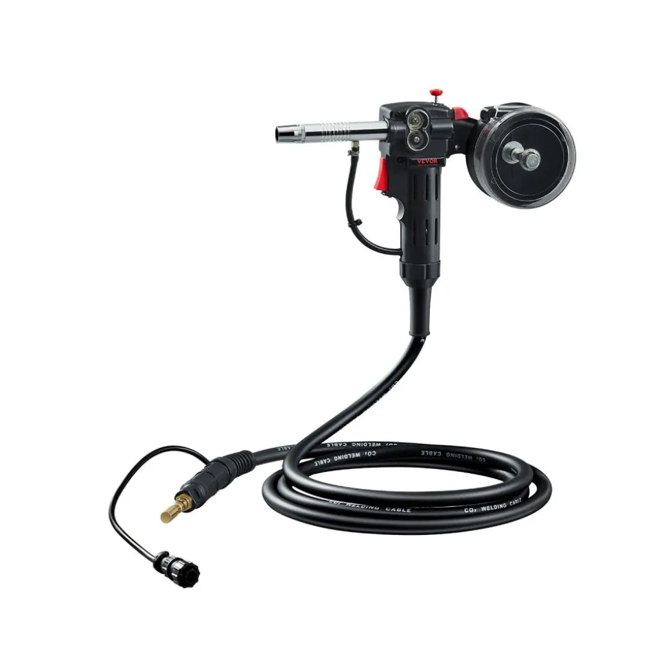 VEVOR 100Amp Spool Gun with 10FT Cable, Compatible with Hobart Handler 210 MVP Mig Welders, Suitable for 0.023", 0.030" and 0.035" Flux Core/Solid/Aluminum Welding Wires