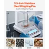 VEVOR Analytical Balance, 120 g x 0.001 g High Precision Accuracy Lab Scale, g/oz/ct/mg 4 Units Electronic Digital Analytical Balance with Glass Draft Shield, for Laboratory Jewelry Pharmacy