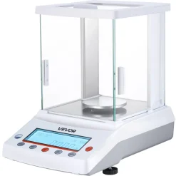 VEVOR Analytical Balance, 120 g x 0.001 g High Precision Accuracy Lab Scale, g/oz/ct/mg 4 Units Electronic Digital Analytical Balance with Glass Draft Shield, for Laboratory Jewelry Pharmacy