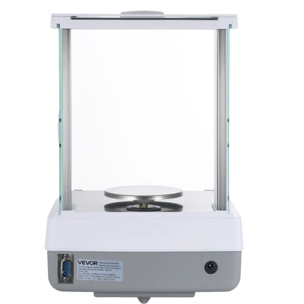 VEVOR Analytical Balance, 120 g x 0.001 g High Precision Accuracy Lab Scale, g/oz/ct/mg 4 Units Electronic Digital Analytical Balance with Glass Draft Shield, for Laboratory Jewelry Pharmacy