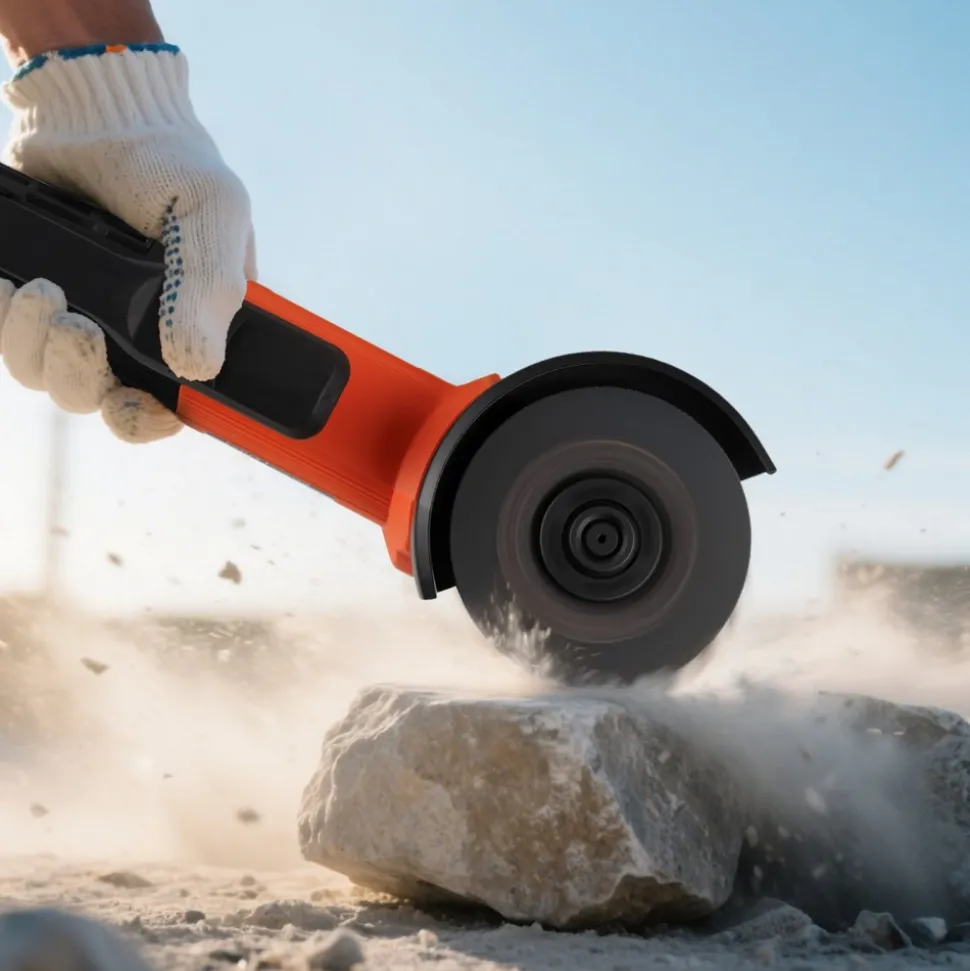 VEVOR Angle Grinder, 4-1/2" Electric Grinder Power Tool, 8Amps 12000RPM High-Speed Corded Angle Grinders with 230° Adjustable Dust Guard for Metal Grinding, Cutting, Rust Removal (Disc Not Included)