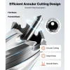 VEVOR Annular Cutter Set, 13 pcs Universal Shank Mag Drill Bits Kit, 2" Cutting Depth, 7/16" to 1-1/16" Cutting Diameter, HSS, 11 Drill Bits with 2 Pilot Pins, Plastic Case, for Magnetic Drills, Steel