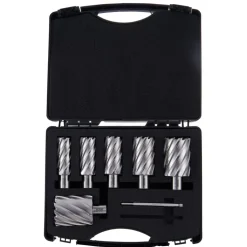 VEVOR Annular Cutter Set, 6 pcs Weldon Shank Mag Drill Bits, 1