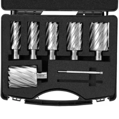 VEVOR Annular Cutter Set, 6 pcs Weldon Shank Mag Drill Bits, 1