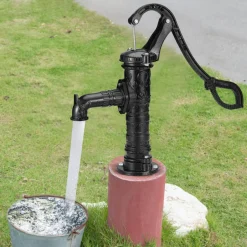VEVOR Antique Well Hand Pitcher Pump, 22ft Maximum Lift, Cast Iron Manual Hand Water Pump with Ergonomic Handle NPT1-1/4