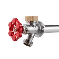 VEVOR Anti-Siphon Frost-Proof Sillcock, 12" Freeze Proof Outdoor Faucet Bib with Backflow Preventer, 1/2" Push-to-Fit Connector X 3/4" Hose Bibb, No Lead Frost-free Spigot for PEX Copper CPVC Pipes