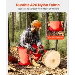 VEVOR Apron Style Chainsaw Chaps, Class C, 8 Layers Chainsaw Pants with Adjustable Belt & Gear Pocket,  Chain Saw Chaps for Men/Women, Chainsaw Safety Equipment for Loggers Forest Workers, Medium