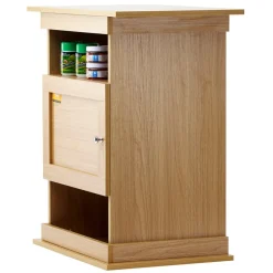 VEVOR Aquarium Stand, 20 Gallon Fish Tank Stand, 25.2 x 15.7 x 28.3 in MDF Turtle Tank Stand, 167.6 lbs Load Capacity, Reptile Tank Stand with Storage, Cabinet and Hardware Kit, Basswood Color