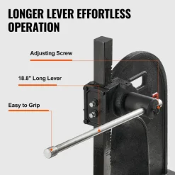 VEVOR Arbor Press, 3 Ton Manual Arbor Press, 12.2" Maximum Height, Cast Iron Heavy-duty Manual Desktop Arbor Press, Precision Hand Press for Stamping, Bending, Stretching, Forming