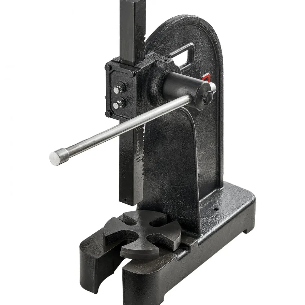 VEVOR Arbor Press, 3 Ton Manual Arbor Press, 12.2" Maximum Height, Cast Iron Heavy-duty Manual Desktop Arbor Press, Precision Hand Press for Stamping, Bending, Stretching, Forming