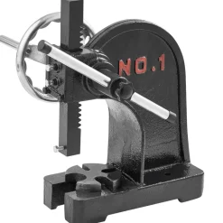 VEVOR Arbor Press, 1 Ton Manual Arbor Press with Handwheel, 5.9" Maximum Height, Cast Iron Heavy-duty Manual Desktop Arbor Press, Precision Hand Press for Stamping, Bending, Stretching, Forming