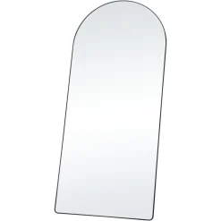 VEVOR Arched Full Length Mirror, 71'' x 32'', Large Free Standing Leaning Hanging Wall Mounted Floor Mirror with Stand Aluminum Alloy Frame, Full Body Dressing Mirror for Living Room Bedroom, Black