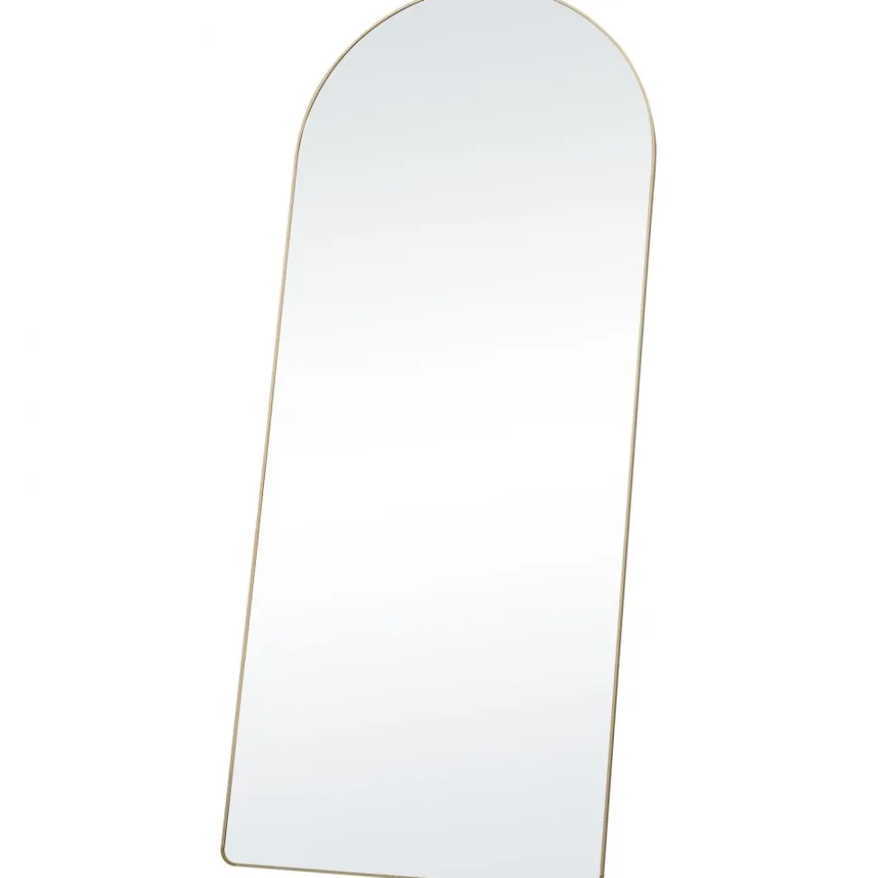 VEVOR Arched Full Length Mirror, 71'' x 30'', Large Free Standing Leaning Hanging Wall Mounted Floor Mirror with Stand Aluminum Alloy Frame, Full Body Dressing Mirror for Living Room Bedroom, Black