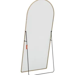 VEVOR Arched Full Length Mirror, 71'' x 30'', Large Free Standing Leaning Hanging Wall Mounted Floor Mirror with Stand Aluminum Alloy Frame, Full Body Dressing Mirror for Living Room Bedroom, Black