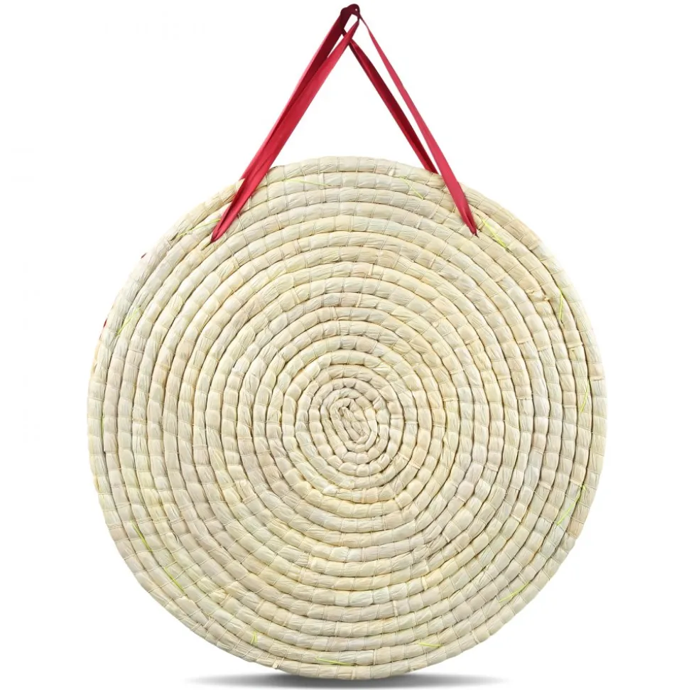 VEVOR Archery Target, 5 Layers 20" Arrow Target, Traditional Solid Straw Round Archery Target Shooting Bow, Hand-Made Arrows Target, Coloured Rope Target for Backyard Outdoor Hunting Shooting Practice