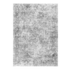 VEVOR Area Rug, 9 x 12 ft Large Washable Boho Rug, Non-Slip and Tear-Resistant Soft Carpet, Pet & Child Friendly Bohemian Area Rugs, Indoor Mat for Bedroom, Living Room, Kids Room, Office, Gray