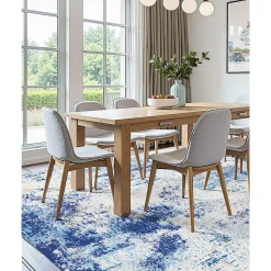 VEVOR Area Rug, 6 x 9 ft Large Washable Boho Rug, Non-Slip and Tear-Resistant Soft Carpet, Pet & Child Friendly Bohemian Area Rugs, Indoor Mat for Bedroom, Living Room, Kids Room, Entryway, Gray