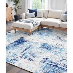 VEVOR Area Rug, 6 x 9 ft Large Washable Boho Rug, Non-Slip and Tear-Resistant Soft Carpet, Pet & Child Friendly Bohemian Area Rugs, Indoor Mat for Bedroom, Living Room, Kids Room, Entryway, Gray