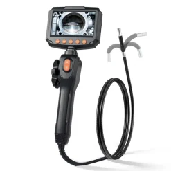 VEVOR Articulating Borescope Camera with Light, Two-Way Articulated Endoscope, 0.24