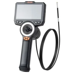 VEVOR Articulating Borescope with 3.9mm Ultra Slim Lens, 4-Way 360° Articulated Endoscope with Light, 4.5