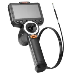 VEVOR Articulating Borescope with 3.9mm Ultra Slim Lens, 4-Way 360° Articulated Endoscope with Light, 4.5