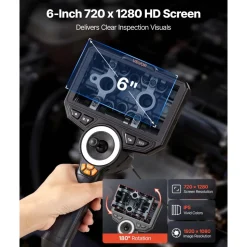 VEVOR Articulating Borescope with 0.15