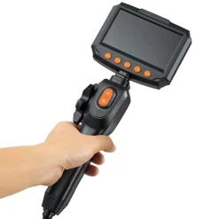 VEVOR Articulating Endoscope with Light, Two-Way Articulated Borescope Camera, 4.3