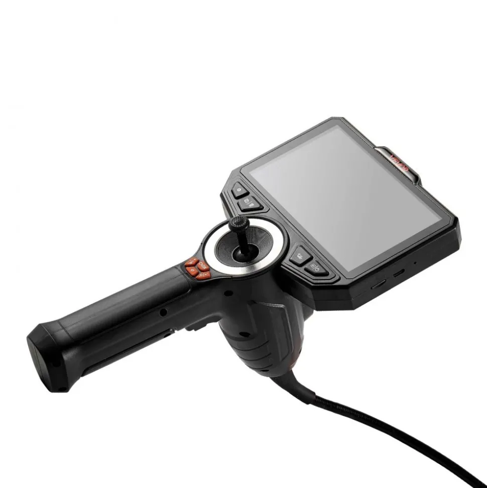 VEVOR Articulating Endoscope with Light, 4-Way 360° Articulated Borescope Camera, 6" HD IPS Screen, 1920 x 1080 Lens, 8X Zoom, 7000mAh Battery, IP67 Waterproof for Auto, Plumbing (4.9FT Snake Cable)