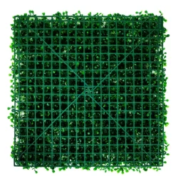 VEVOR Artificial Boxwood Panel UV 6pcs Boxwood Hedge Wall Panels, Artificial Grass Backdrop Wall 20