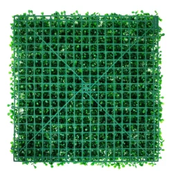 VEVOR Artificial Boxwood Panel UV 24pcs Boxwood Hedge Wall Panels Artificial Grass Backdrop Wall 10