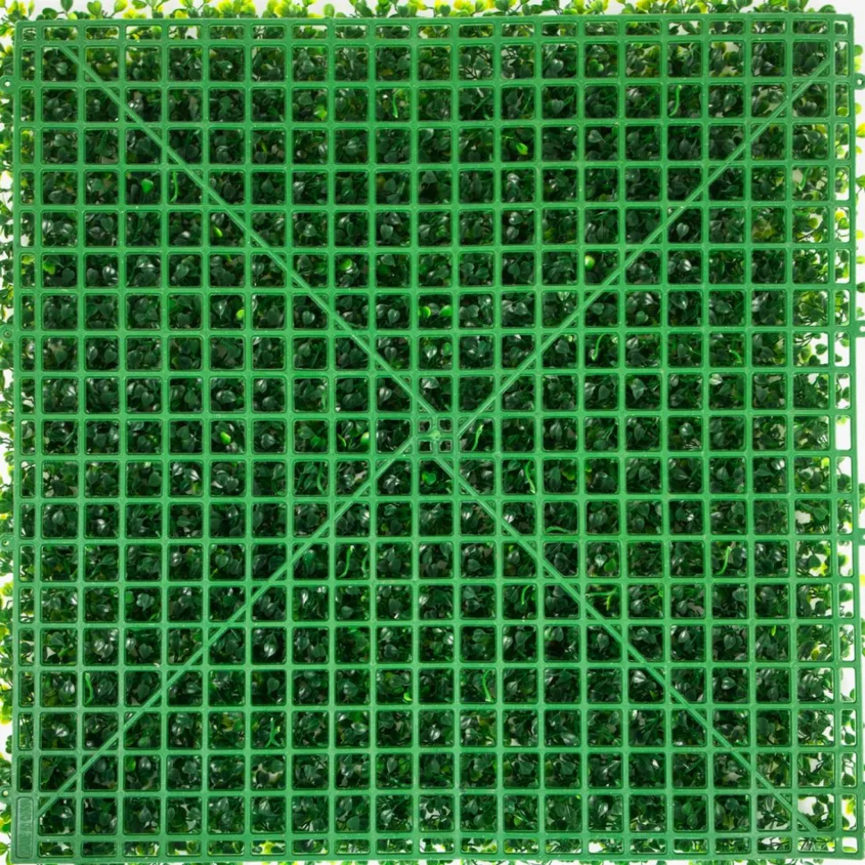 VEVOR Artificial Boxwood Panels, 20 PCS 20"x20" Boxwood Hedge Wall Panels, PE Artificial Grass Backdrop Wall 1.6", Privacy Hedge Screen for Decoration of Outdoor, Indoor, Garden, Fence, and Backyar