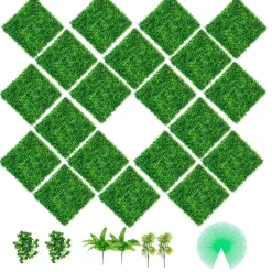 VEVOR Artificial Boxwood Panels, 20 PCS 20