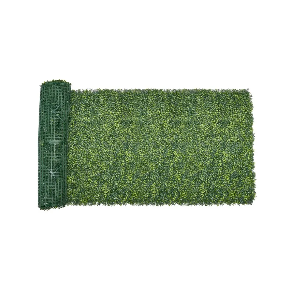 VEVOR Artificial Grass Wall Panels, 60 x 120 inch, Milan Grass Greenery Boxwood Panel for Indoor Outdoor Green Decor & Ivy Fence Covering, Privacy Backdrop Wall Hedge Screen for Garden