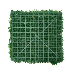 VEVOR Artificial Grass Wall Panels, 12 PCS 20 x 20 inch, 3D Combination Greenery Boxwood Panel for Indoor Outdoor Green Decor & Ivy Fence Covering, Privacy Backdrop Wall Hedge Screen for Garden