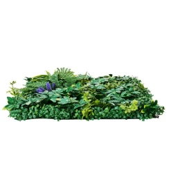 VEVOR Artificial Grass Wall Panels, 12 PCS 20 x 20 inch, 3D Combination Greenery Boxwood  Panel for Indoor Outdoor Green Decor & Ivy Fence Covering, Privacy Backdrop Wall Hedge Screen for Garden