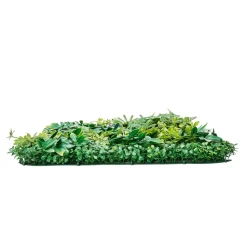 VEVOR Artificial Grass Wall Panels, 12 PCS 20 x 20 inch, 3D Combination Greenery Boxwood  Panel for Indoor Outdoor Green Decor & Ivy Fence Covering, Privacy Backdrop Wall Hedge Screen for Garden