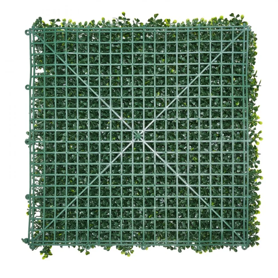 VEVOR Artificial Grass Wall Panels, 40 x 120 inch, Milan Grass Greenery Boxwood Panel for Indoor Outdoor Green Decor & Ivy Fence Covering, Privacy Backdrop Wall Hedge Screen for Garden