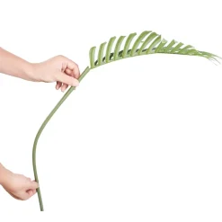 VEVOR Artificial Palm Tree, 4 FT Tall Faux Plant, Secure PE Material & Anti-Tip Tilt Protection Low-Maintenance Plant, Lifelike Green Fake Tree for Home Office Warehouse Decor Indoor Outdoor