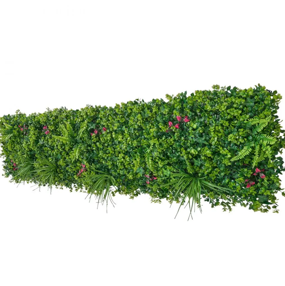 VEVOR Artificial Plant Wall, 16PCS 20 x 20 in Artificial Boxwood Panels, Greenery Backdrop Privacy Hedge Fence with Sun Protection, Fake Grass Wall Screen for Wedding, Indoor, Outdoor Garden, Backyard