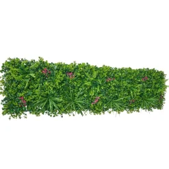 VEVOR Artificial Plant Wall, 16PCS 20 x 20 in Artificial Boxwood Panels, Greenery Backdrop Privacy Hedge Fence with Sun Protection, Fake Grass Wall Screen for Wedding, Indoor, Outdoor Garden, Backyard